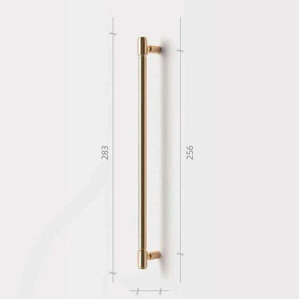 Retro Brass Cabinet Handles - Chic Vintage Pulls for Furniture Revitalization - Très Elite