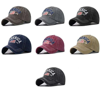 Retro Cowboy Embroidered Unisex Adjustable Baseball Cap - Year-Round Sunscreen Hat - Très Elite