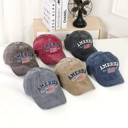 Retro Cowboy Embroidered Unisex Adjustable Baseball Cap - Year-Round Sunscreen Hat - Très Elite