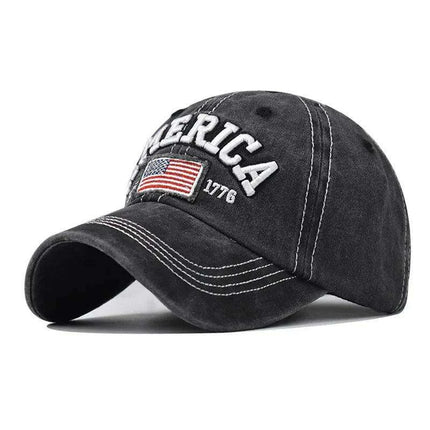 Retro Cowboy Embroidered Unisex Adjustable Baseball Cap - Year-Round Sunscreen Hat - Très Elite