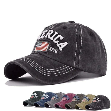 Retro Cowboy Embroidered Unisex Adjustable Baseball Cap - Year-Round Sunscreen Hat - Très Elite