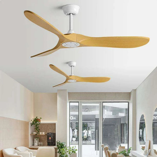 Retro Industrial Ceiling Fan with Remote Control - Chic Air Circulator for Spacious Areas..
