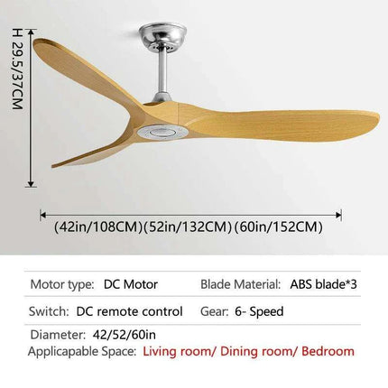 Retro Industrial Ceiling Fan with Remote Control - Chic Air Circulator for Spacious Areas..