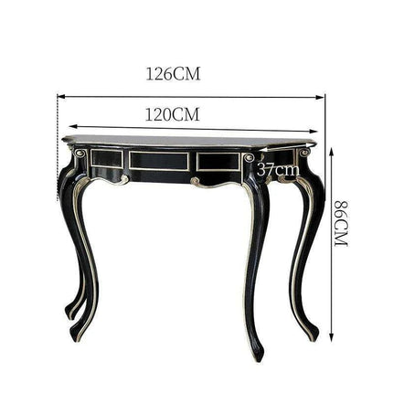 Retro Nordic Elegance Console Table - Timeless Entryway Decor Accent - Très Elite