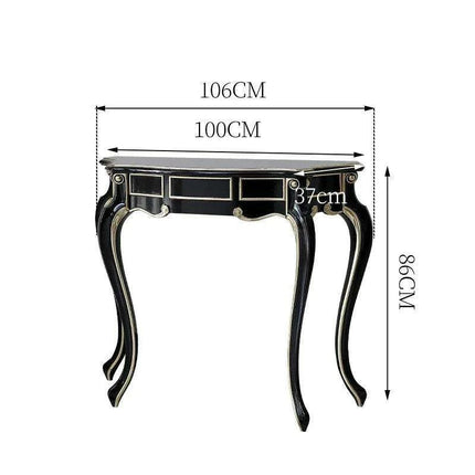 Retro Nordic Elegance Console Table - Timeless Entryway Decor Accent - Très Elite