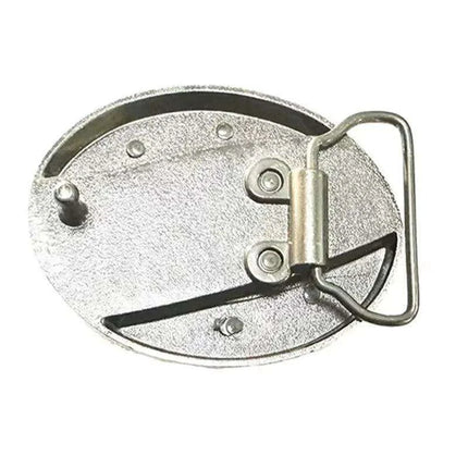 Retro Punk Cowboy Style Metal Buckle Belt for Men - Customizable Fit with Unique Embossed Detailing - Très Elite