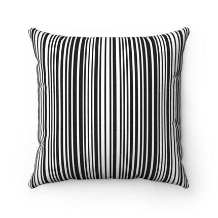 Reversible Black and White Striped Pillow Cover for Chic Home Decor