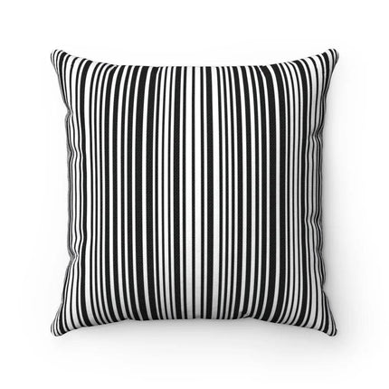 Reversible Black and White Striped Pillow Cover for Chic Home Decor