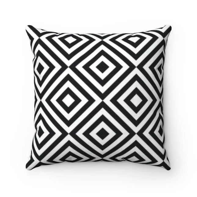 Reversible Chevron and Black Pillow Cover for Stylish Home Decor