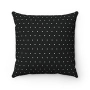 Reversible Chic Polka Dot Pillow Cover in Black & White - Très Elite