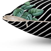 Reversible Floral & Striped Luxury Pillowcase Set by Maison d'Elite - Très Elite