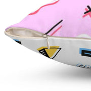 Reversible Geometric Pattern Pillowcase Set - Très Elite