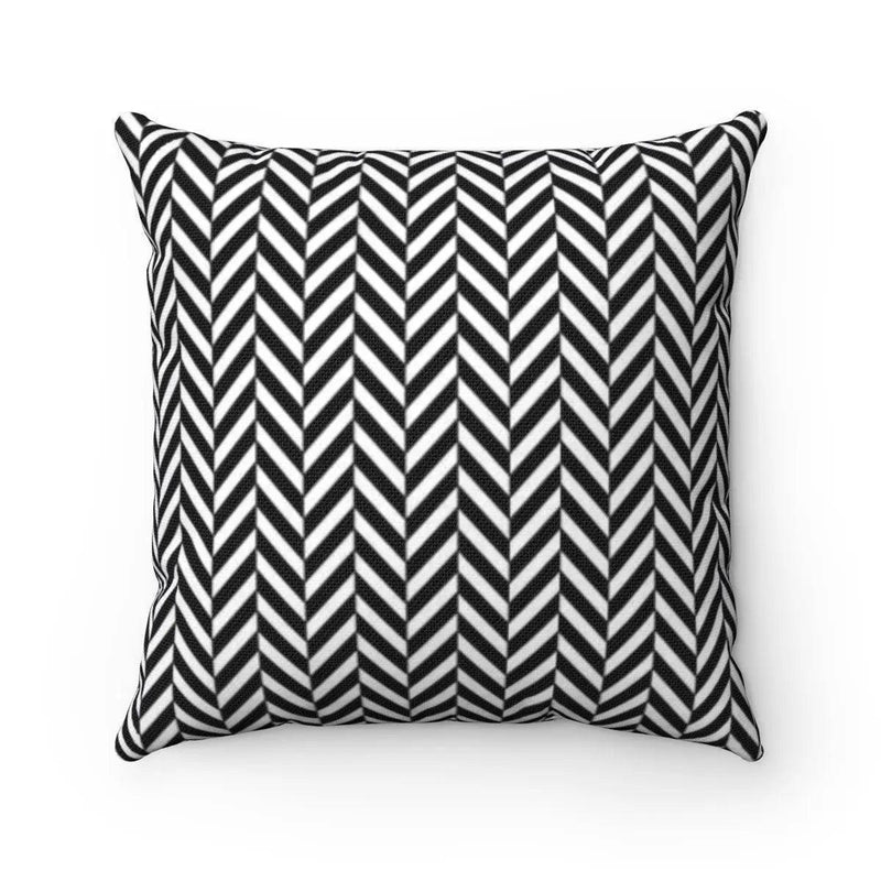 Reversible Herringbone Decorative Pillow Cover - Très Elite