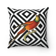 Reversible Hummingbird Design Pillow Cover - Premium Quality and Made in the USA - Très Elite