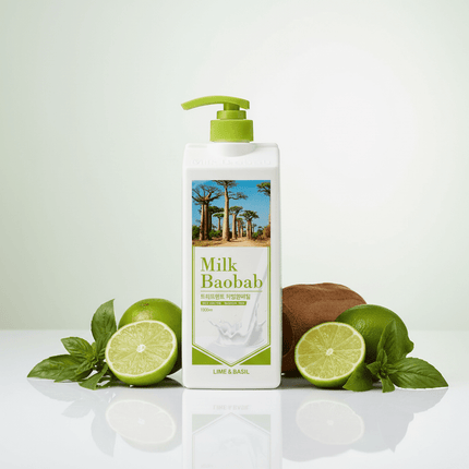 Revitalizing Lime & Basil Hair Mask with Vitamin-5 Complex for Ultimate Shine and Nourishment - Très Elite