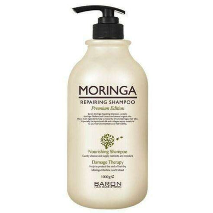 Revitalizing Moringa Keratin Shampoo - Nourishing Botanical Blend for Hair Recovery