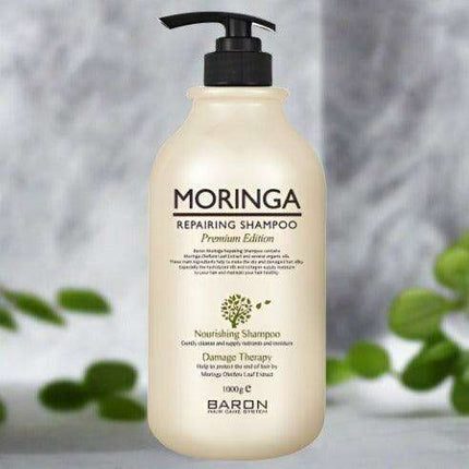 Revitalizing Moringa Keratin Shampoo - Nourishing Botanical Blend for Hair Recovery