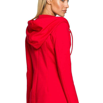 Revolutionary Knitted Hooded Jacket with Adaptive Collar Feature - Très Elite
