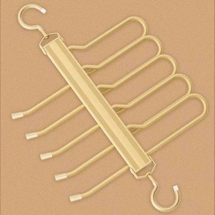 Revolutionize Your Closet Organization with the 6 In 1 Trouser Hangers - Très Elite