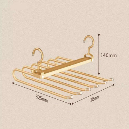 Revolutionize Your Closet Organization with the 6 In 1 Trouser Hangers - Très Elite