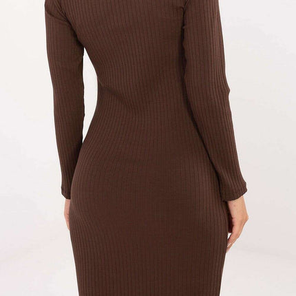 Ribbed Cotton Mini Pencil Dress – Stretch Comfort & Modern Versatility - Très Elite