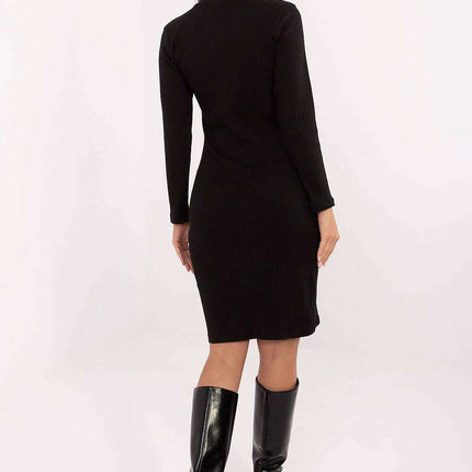 Ribbed Cotton Mini Pencil Dress – Stretch Comfort & Modern Versatility - Très Elite