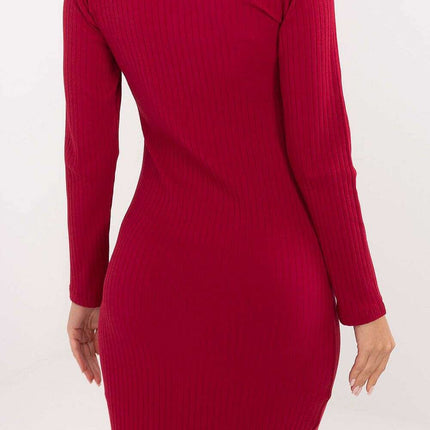 Ribbed Cotton Mini Pencil Dress – Stretch Comfort & Modern Versatility - Très Elite