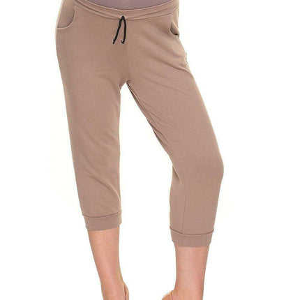 Ribbed Maternity Pants with Chic Side Pockets and Comfort Fit - Très Elite