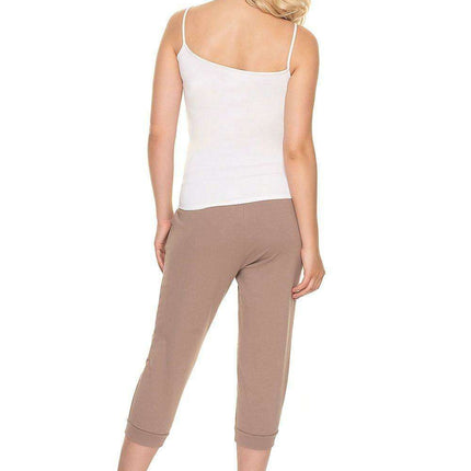 Ribbed Maternity Pants with Chic Side Pockets and Comfort Fit - Très Elite
