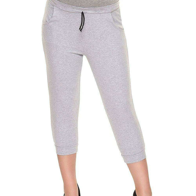 Ribbed Maternity Pants with Chic Side Pockets and Comfort Fit - Très Elite