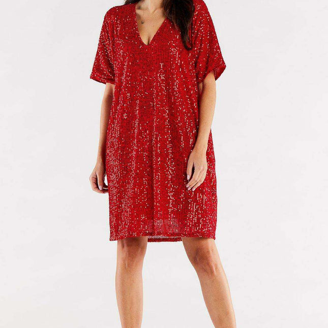 Romantic Heart Neckline Evening Dress - Made in Poland