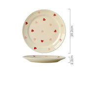 Romantic Heart-Shaped Ceramic Dinnerware for Memorable Dining Moments - Très Elite