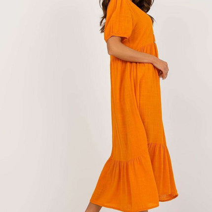 Romantic Ruffle Hem Heart Dress - Très Elite