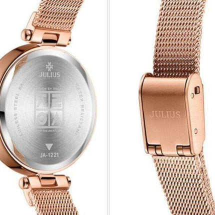 Rose Gold Mesh Women's Watch - Timeless Sophistication by JULIUS- Très Elite- Très Elite