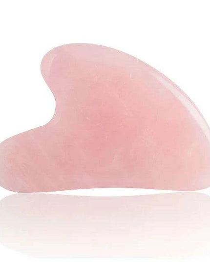 Premium Rose Quartz Fiberglass Facial Roller for Luxurious Skincare Experience