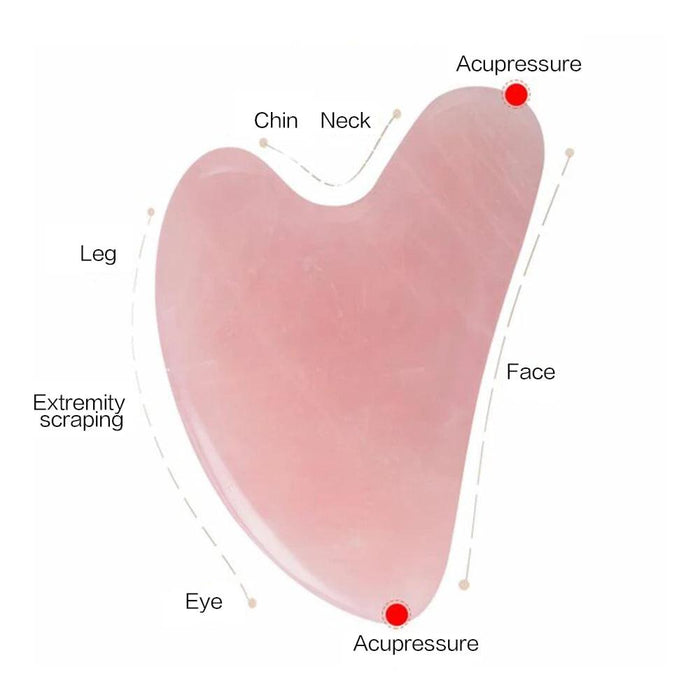 Premium Rose Quartz Fiberglass Facial Roller for Luxurious Skincare Experience
