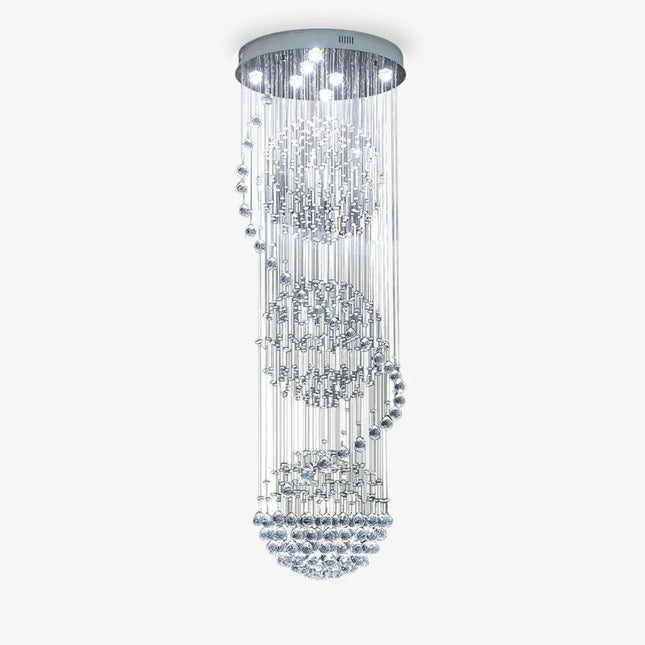 Rotating Crystal Chandelier