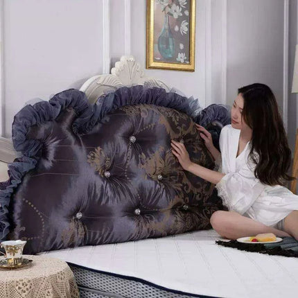 Royal Elegance Luxe Bedside Backrest Cushion with Washable Cover – Ultimate Comfort for a Dreamy Bedroom Escape..