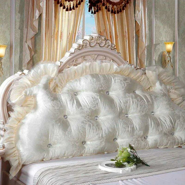 Royal Elegance Luxe Bedside Backrest Cushion with Washable Cover – Ultimate Comfort for a Dreamy Bedroom Escape
