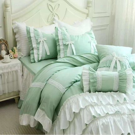 Royal French Korean Cotton Bedding Ensemble - Très Elite