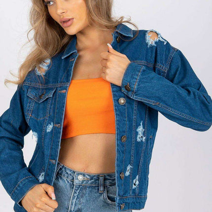 Rue Paris Chic Black Denim Jacket for Women Everyday Style - Très Elite