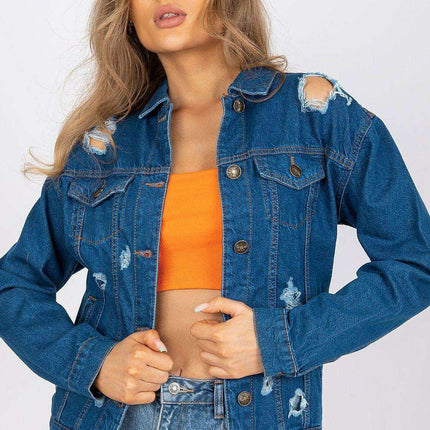 Rue Paris Chic Black Denim Jacket for Women Everyday Style - Très Elite