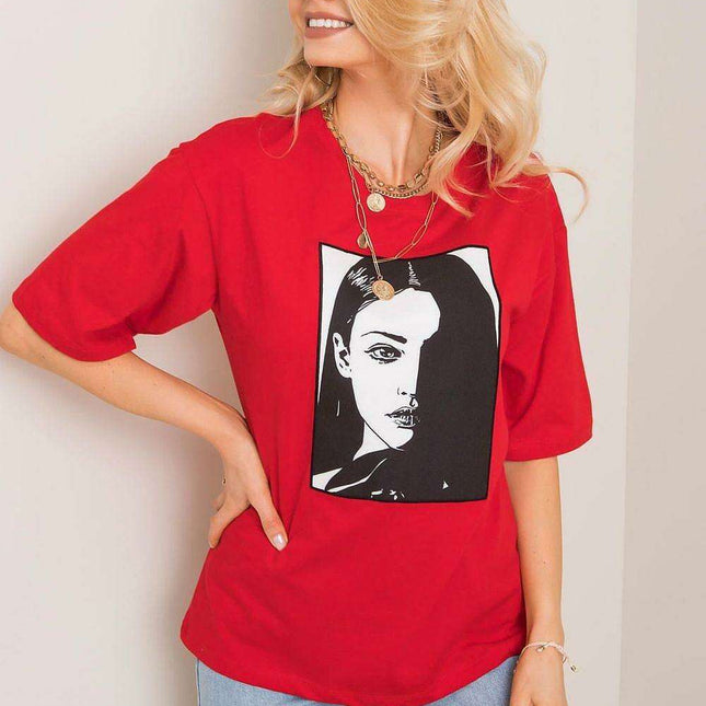 Rue Paris Chic Graphic Tee Cotton Comfort For Women