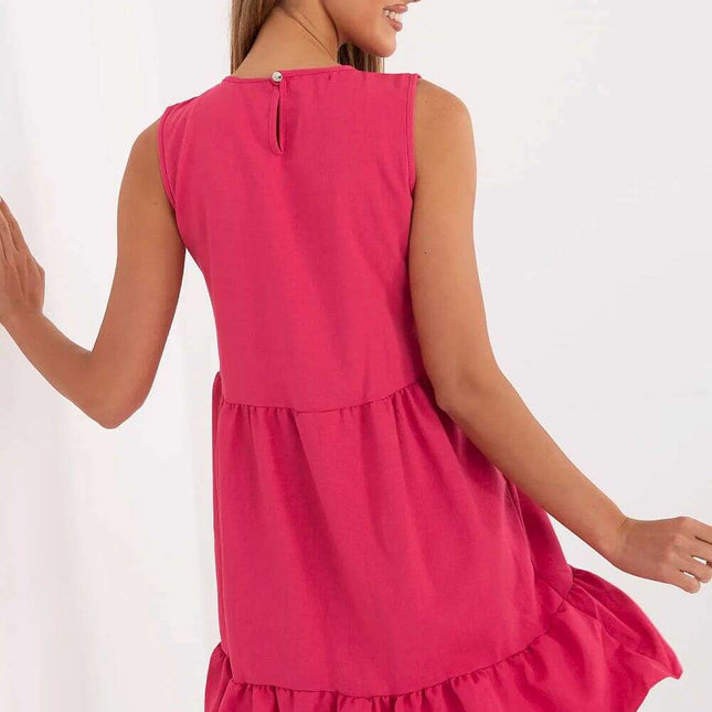 Rue Paris Daydress Mini Sleeveless Pink 214469 Women