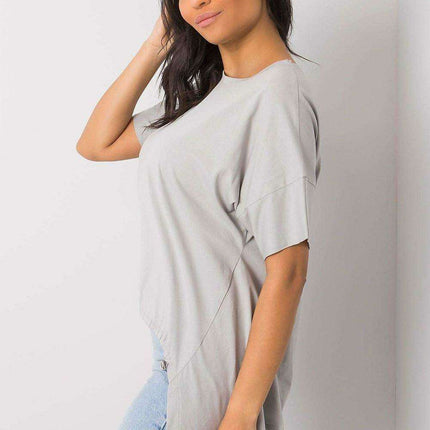 Rue Paris Parisian Elegance Women's Extended Hem Tee - Très Elite