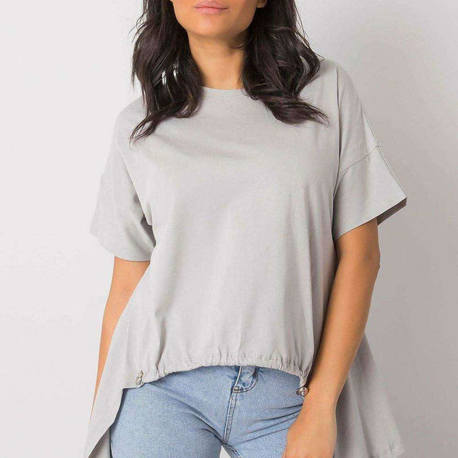 Rue Paris Parisian Elegance Women's Extended Hem Tee