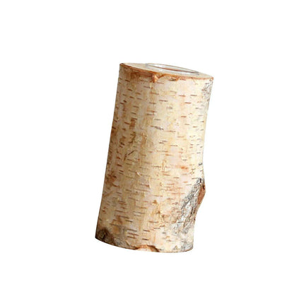 Rustic Birch Wood Tealight Candle Holder - Natural Decor for Home & Events - Très Elite