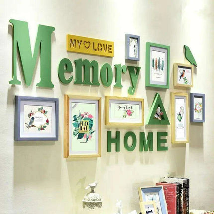 Rustic Charm 11-Piece Photo Frame Set for Cozy Home Decor - Très Elite