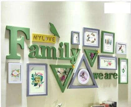 Rustic Charm 11-Piece Photo Frame Set for Cozy Home Decor - Très Elite