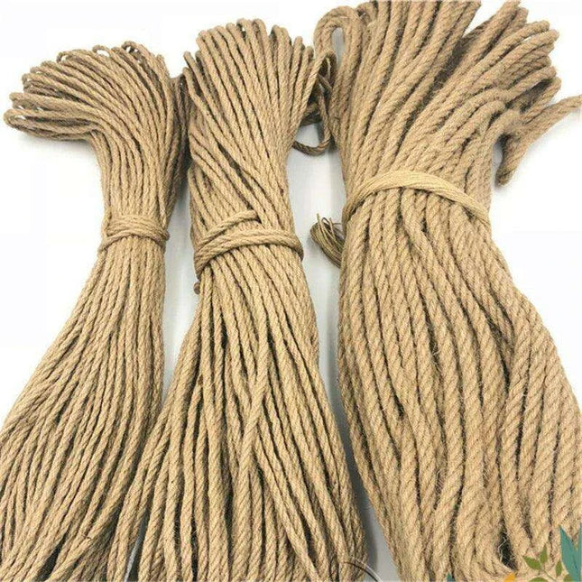 Rustic Charm Handmade Jute Rope Bundle - Premium Crafting Essentials for Creative Projects..